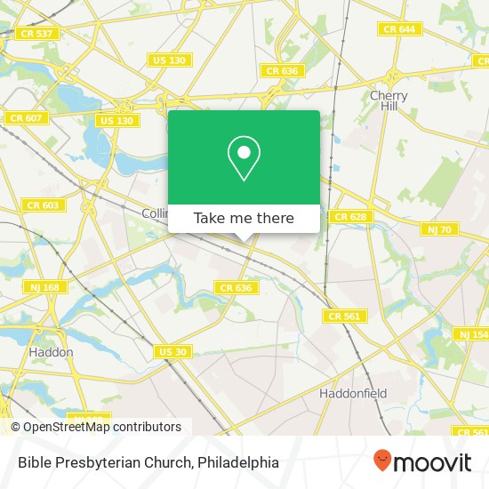 Mapa de Bible Presbyterian Church