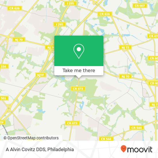 A Alvin Covitz DDS map