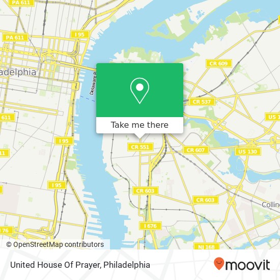 Mapa de United House Of Prayer