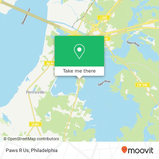 Paws R Us map