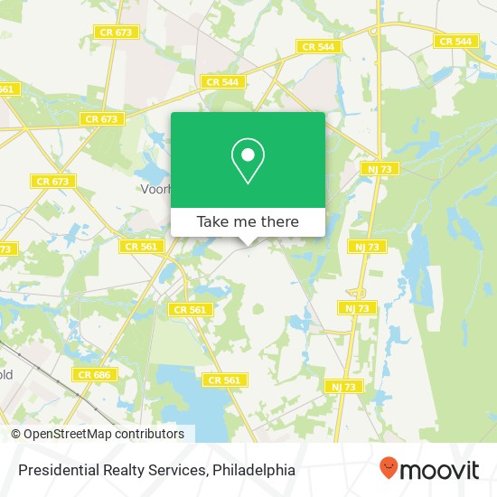 Presidential Realty Services map