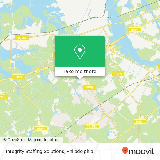 Integrity Staffing Solutions map