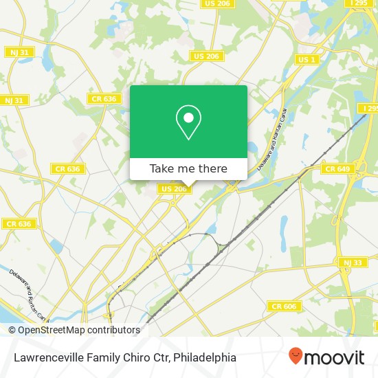 Lawrenceville Family Chiro Ctr map