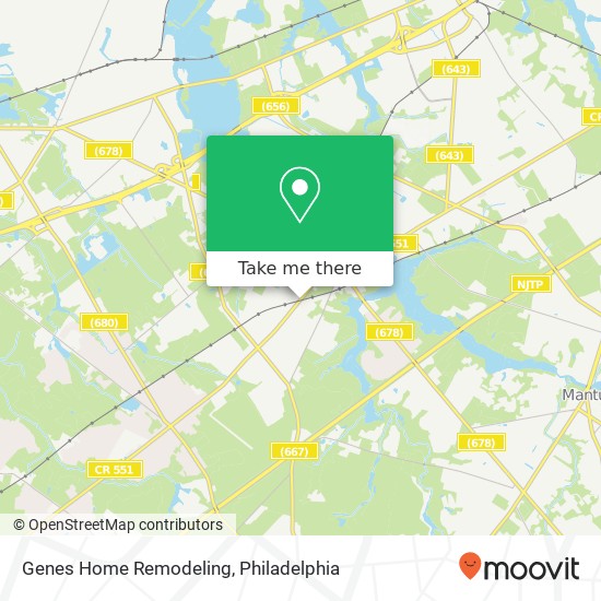 Genes Home Remodeling map