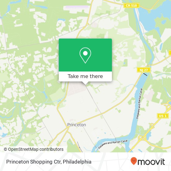 Princeton Shopping Ctr map