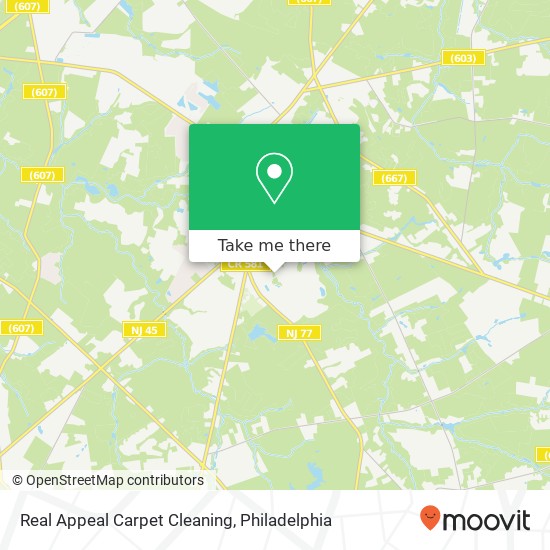 Mapa de Real Appeal Carpet Cleaning
