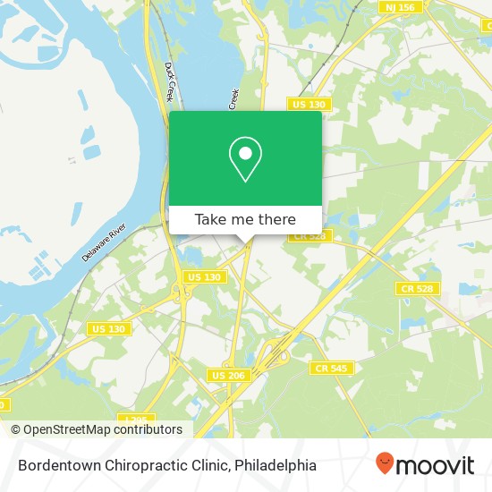 Mapa de Bordentown Chiropractic Clinic