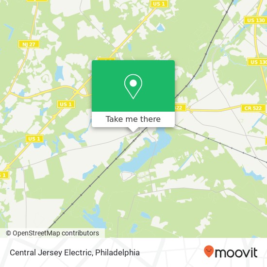 Mapa de Central Jersey Electric