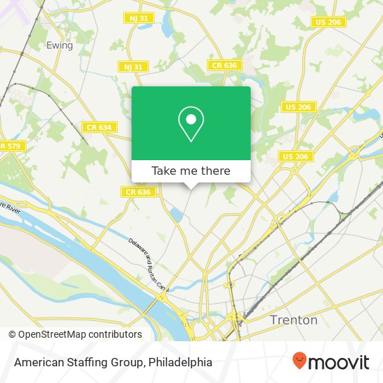 Mapa de American Staffing Group