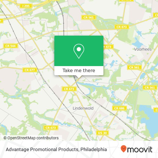 Advantage Promotional Products map