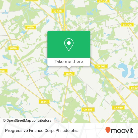 Progressive Finance Corp map