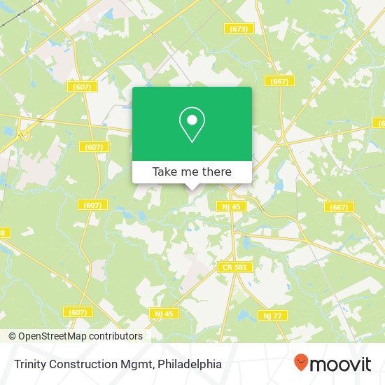 Trinity Construction Mgmt map