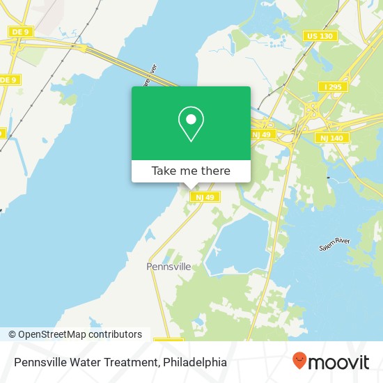 Pennsville Water Treatment map