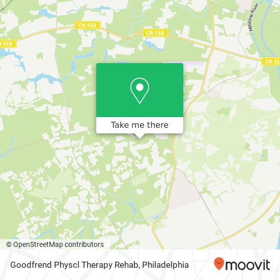 Goodfrend Physcl Therapy Rehab map