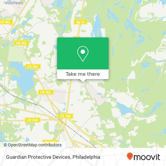 Guardian Protective Devices map