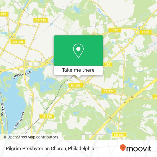 Pilgrim Presbyterian Church map