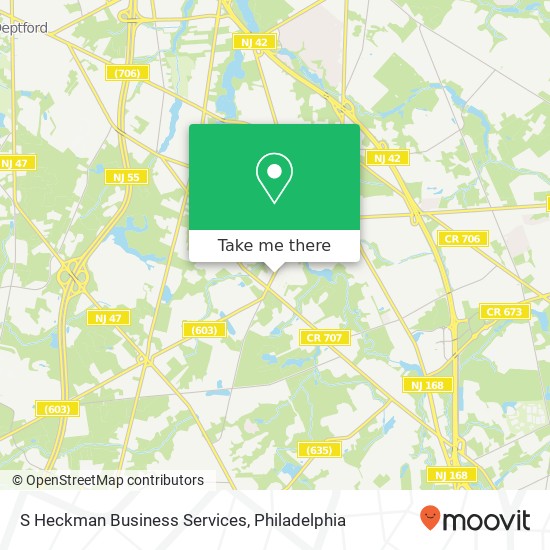 S Heckman Business Services map