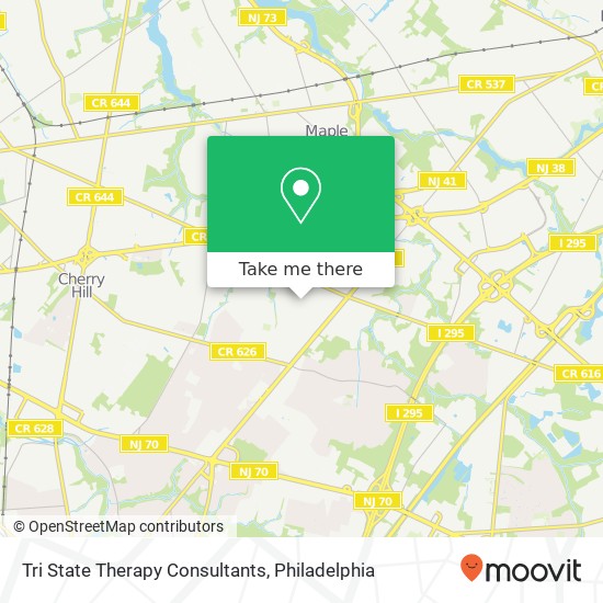 Mapa de Tri State Therapy Consultants