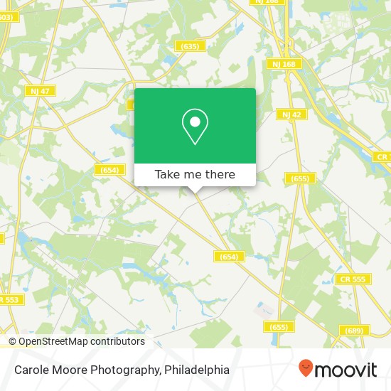 Carole Moore Photography map