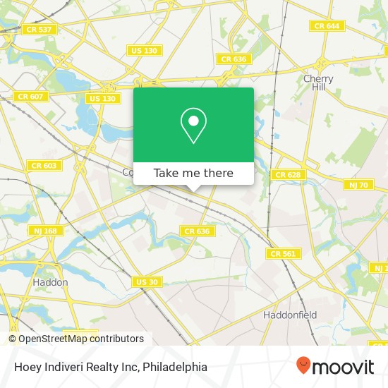 Hoey Indiveri Realty Inc map