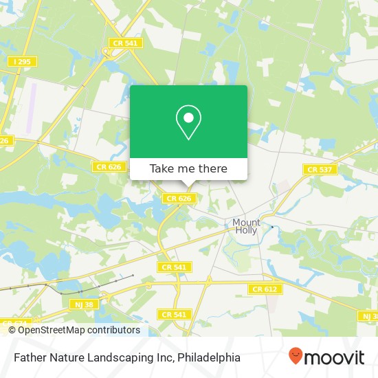 Father Nature Landscaping Inc map