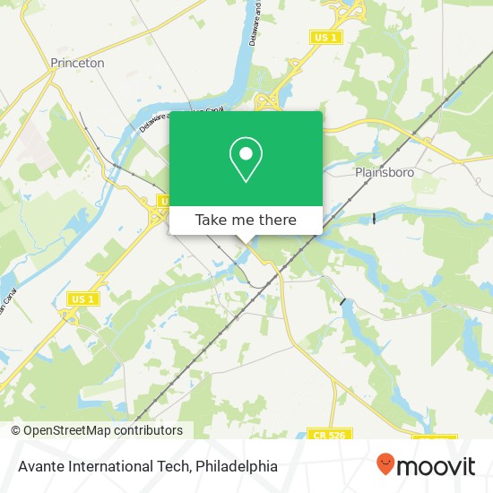 Mapa de Avante International Tech