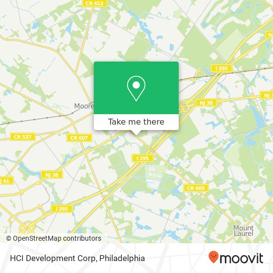 HCI Development Corp map