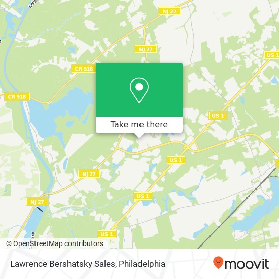 Mapa de Lawrence Bershatsky Sales