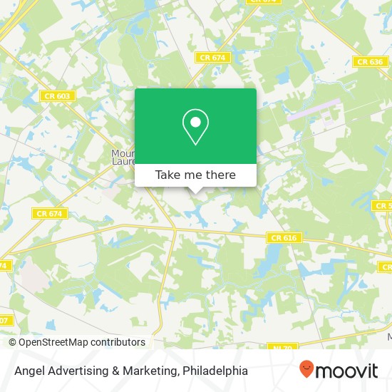 Mapa de Angel Advertising & Marketing