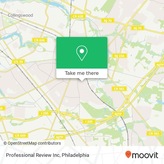 Mapa de Professional Review Inc