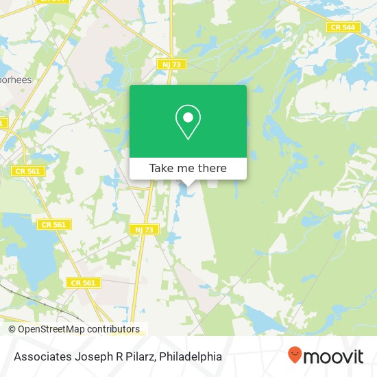 Associates Joseph R Pilarz map