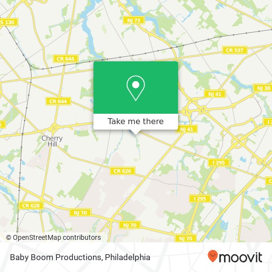 Mapa de Baby Boom Productions