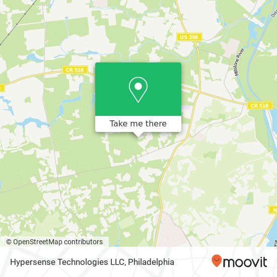 Mapa de Hypersense Technologies LLC