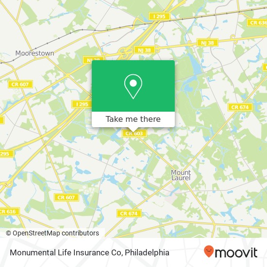 Monumental Life Insurance Co map