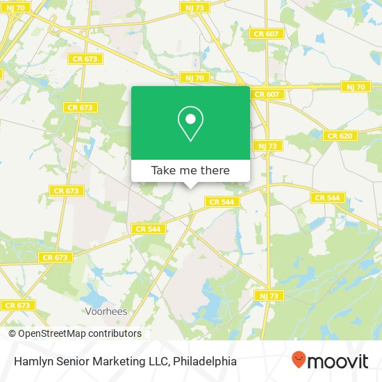 Mapa de Hamlyn Senior Marketing LLC