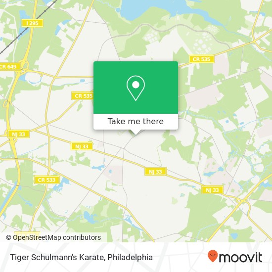 Tiger Schulmann's Karate map