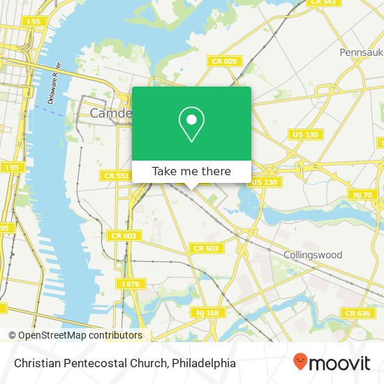 Christian Pentecostal Church map