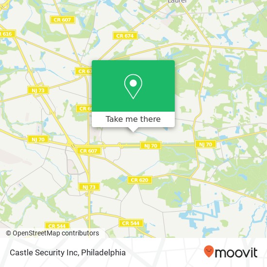 Castle Security Inc map