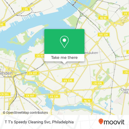 T T's Speedy Cleaning Svc map