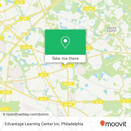 Mapa de Edvantage Learning Center Inc