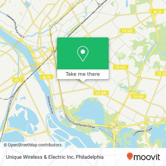 Mapa de Unique Wireless & Electric Inc