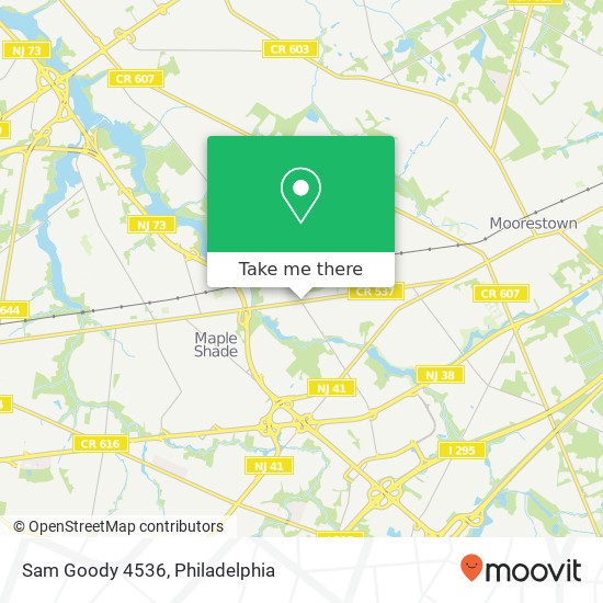 Sam Goody 4536 map