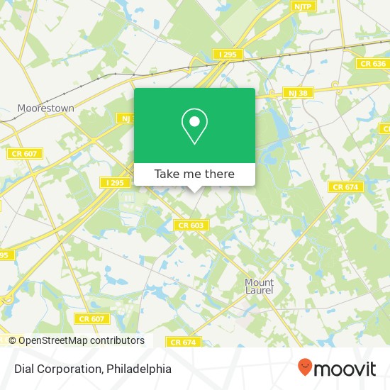 Dial Corporation map