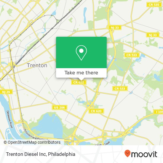 Trenton Diesel Inc map