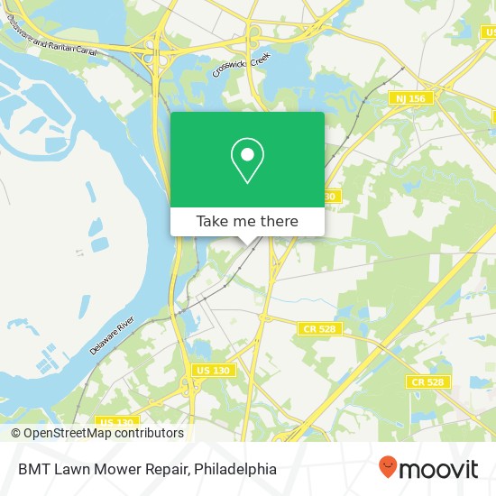 Mapa de BMT Lawn Mower Repair