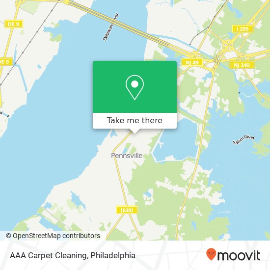AAA Carpet Cleaning map