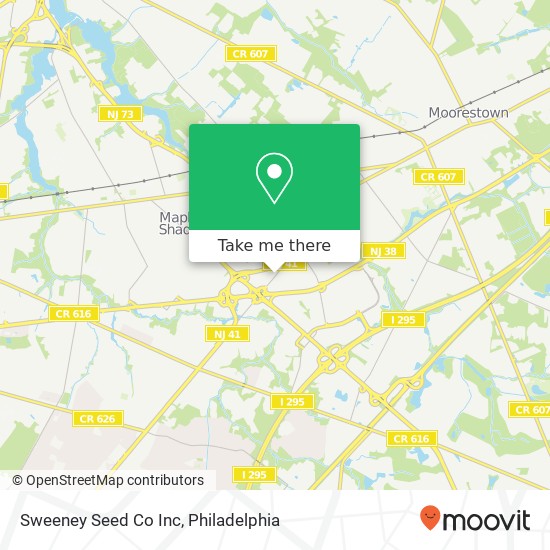 Sweeney Seed Co Inc map