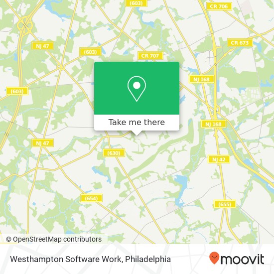 Mapa de Westhampton Software Work