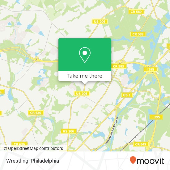 Wrestling map