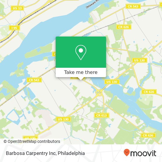 Mapa de Barbosa Carpentry Inc